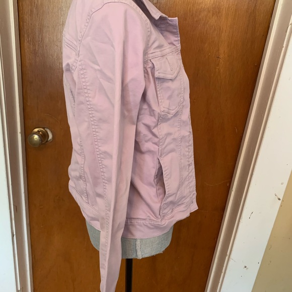 Lilac Denim Jean Jacket - Picture 4 of 7